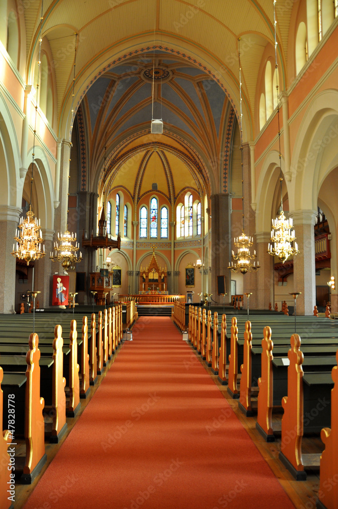 inside the church, Vastervik,Sweden