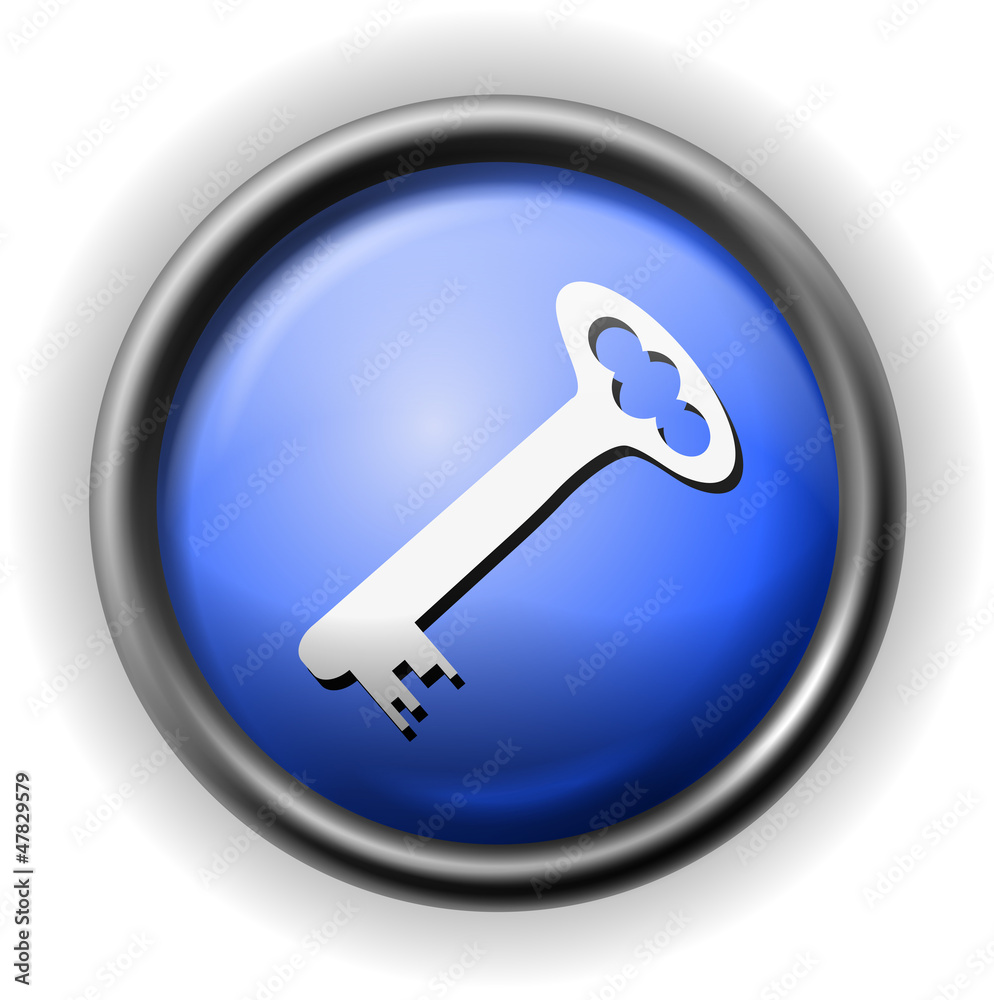 Glass key icon Glass key icon