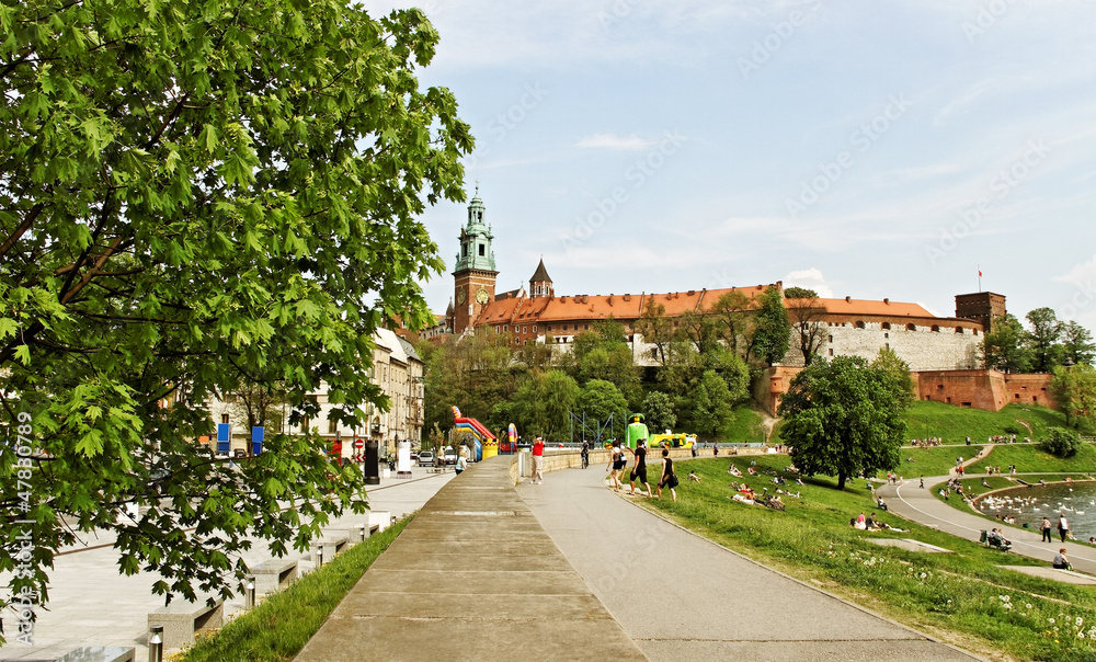 Cracow in a summer.