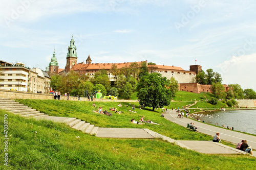 Cracow in a summer.