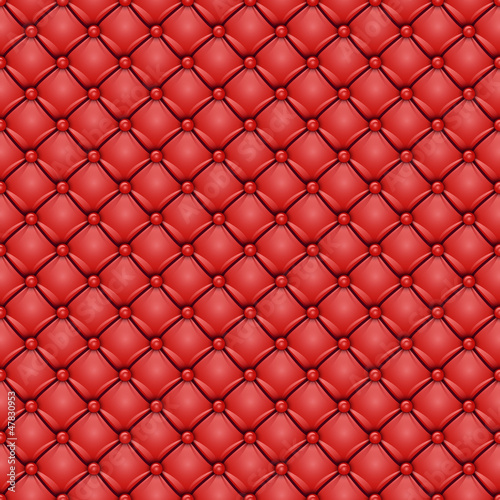 fabric buttoned