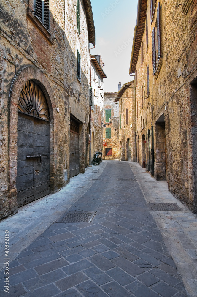 Alleyway. San Gemini. Umbria. Italy.