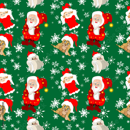 Christmas seamless pattern