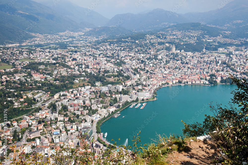 Lugano, Blick vom Monte San Salvatore