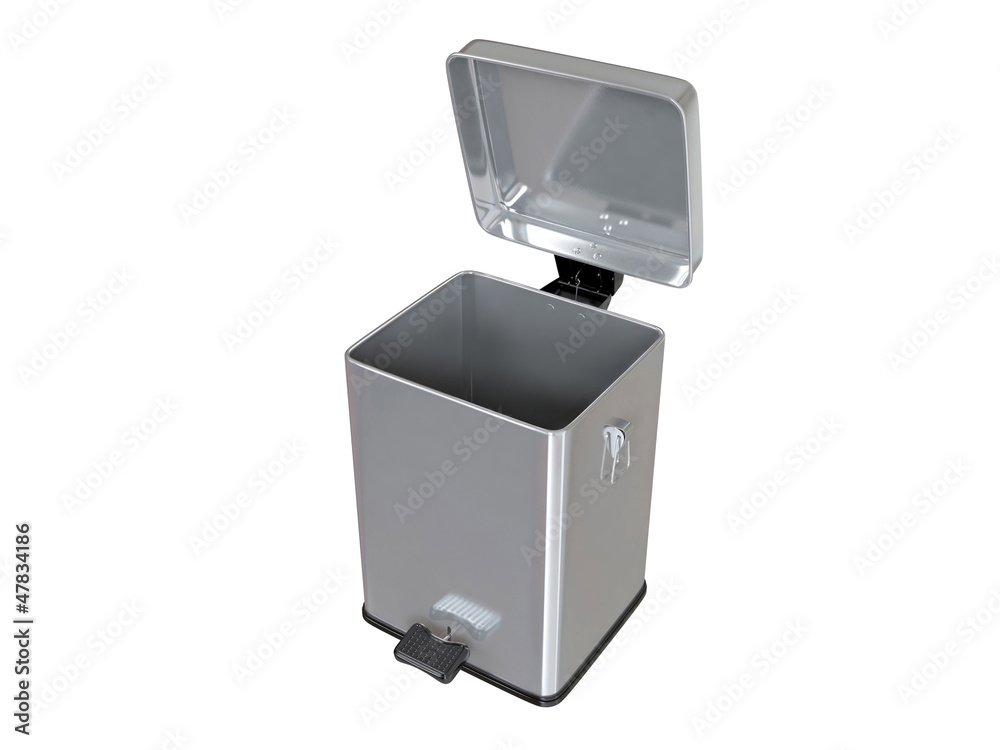 Open trash can Open trash can