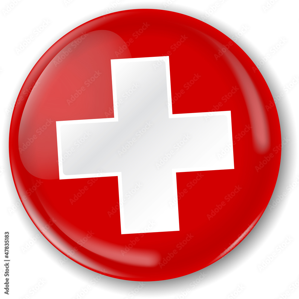 Obraz premium swiss badge