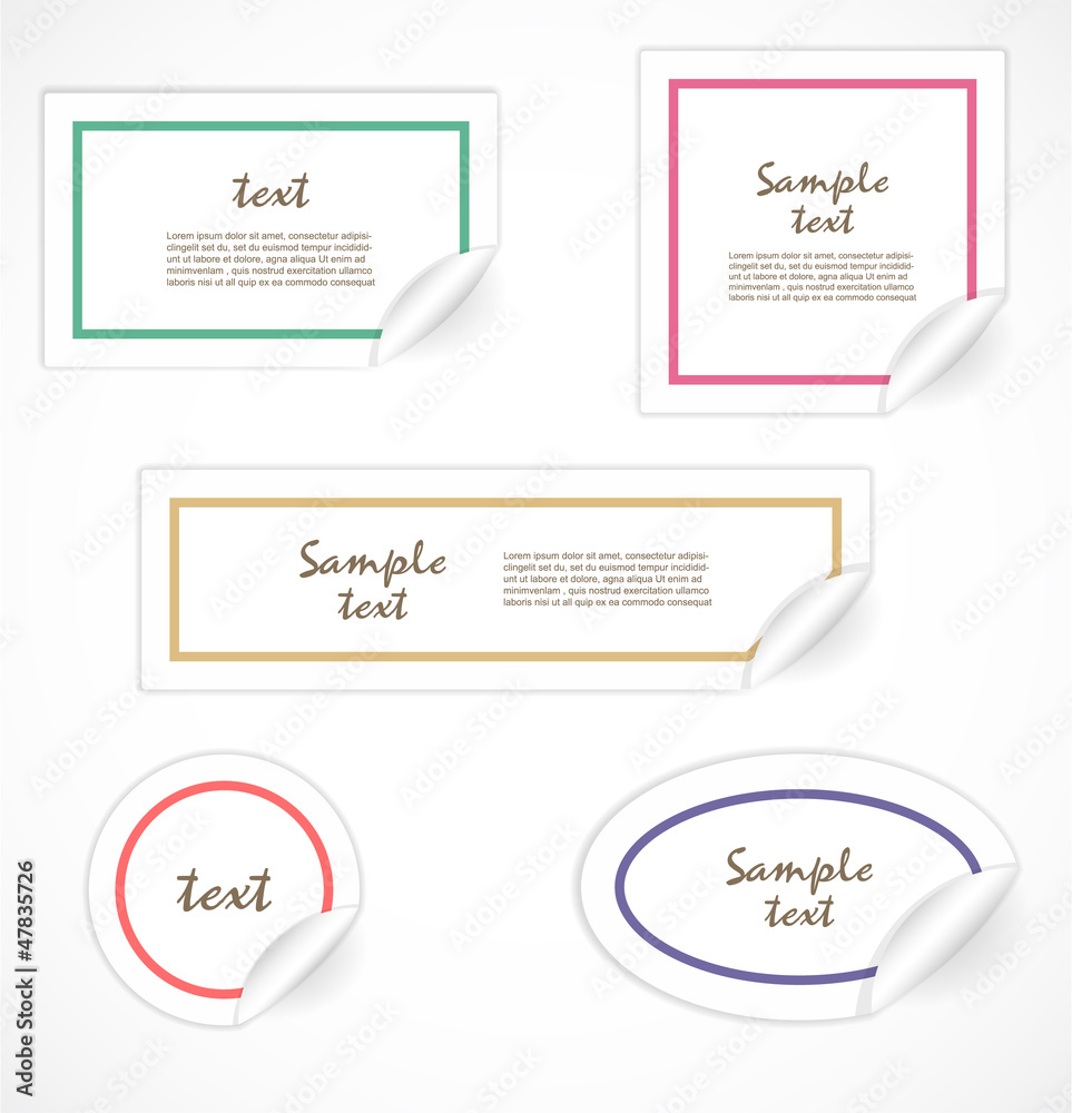 Obraz premium Discount tags