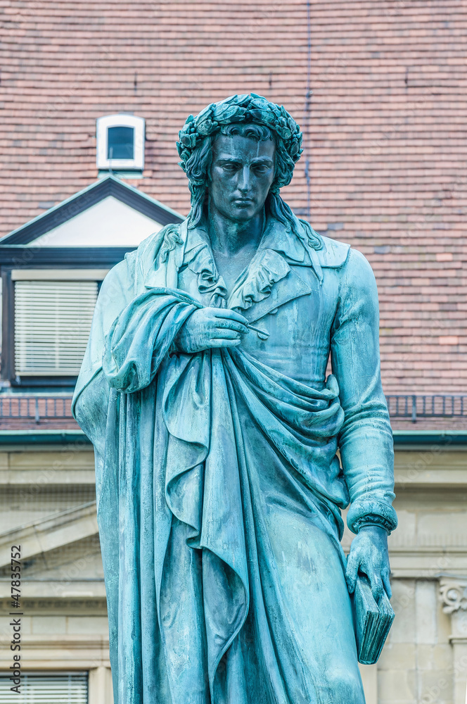 The Schiller memorial in Stuttgart, Germany
