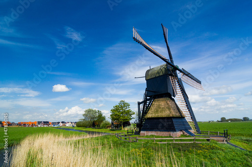 Dutch windmill. Netherlands