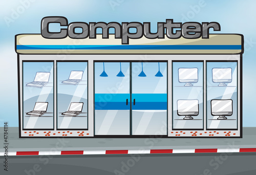 A computer shop