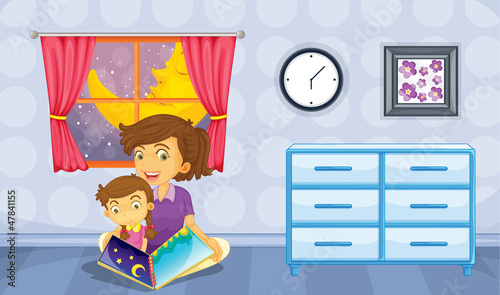 A mother and her daughter