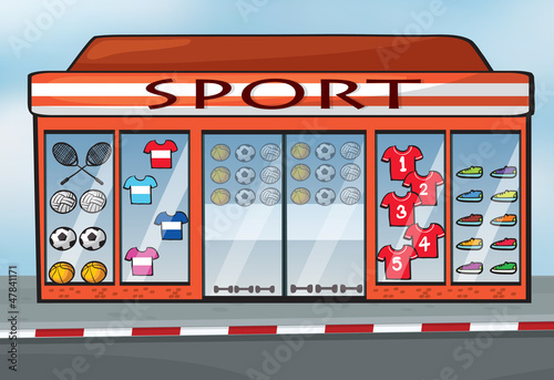 A sports store