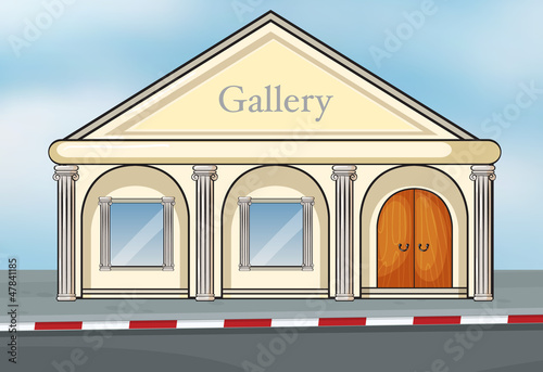 A gallery house