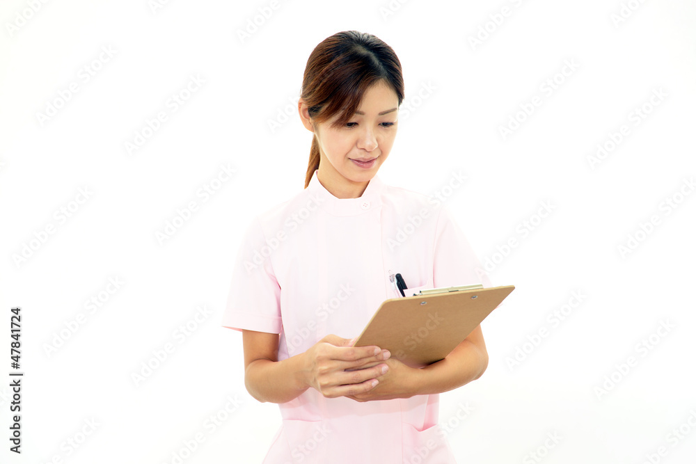 微笑む看護師 微笑む看護師