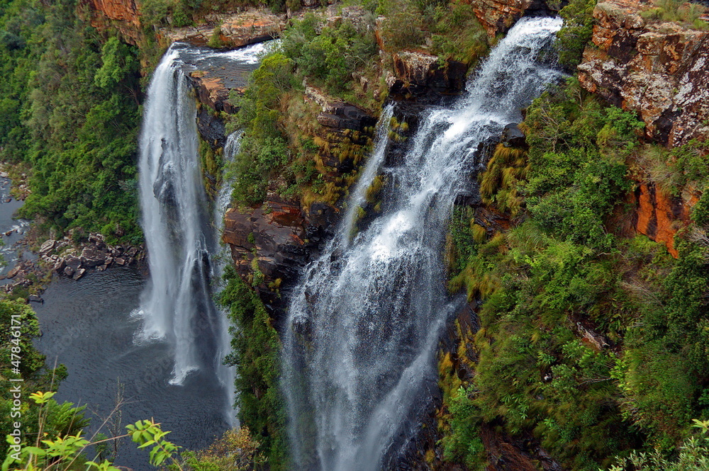 Fototapeta premium Lisbon waterfall. Blyde river, Drakensberg, South Africa