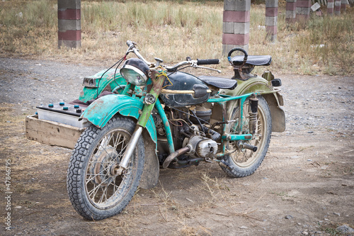 rusty  motorcycle photo