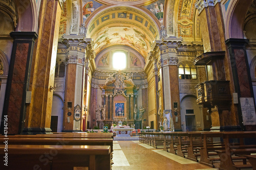 Cathedral of Ronciglione. Lazio. Italy.