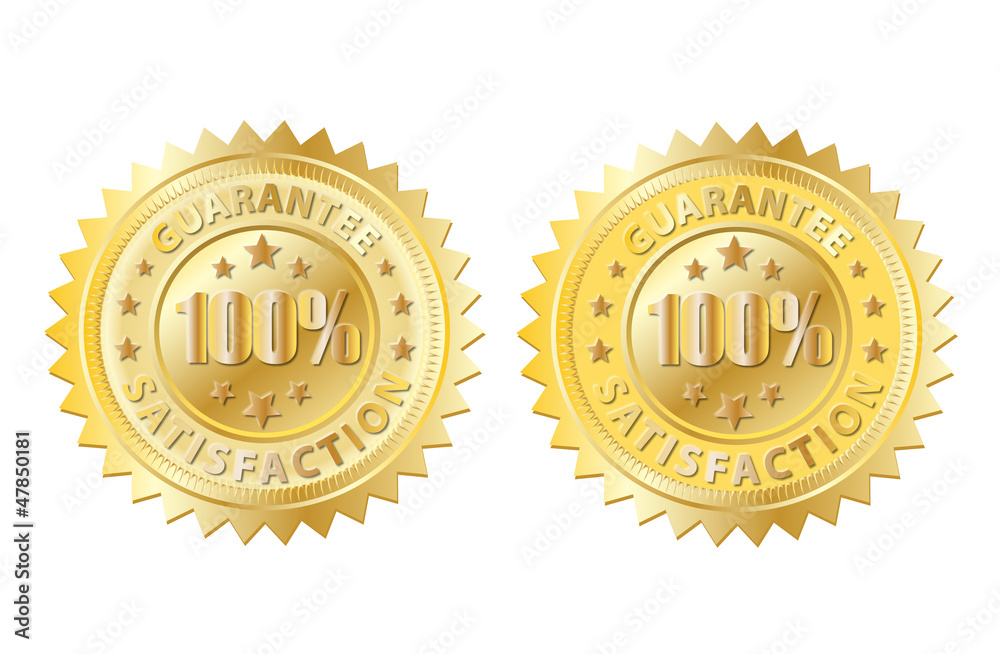 100 Guarantee Gold With Emboss 100 Guarantee Gold With Emboss