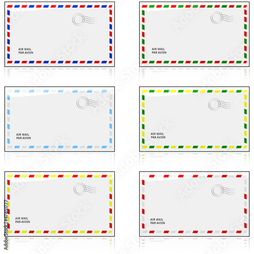 Air mail envelopes