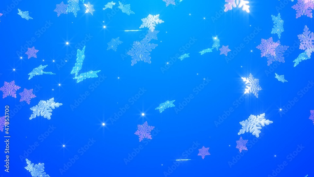 雪の結晶ループ