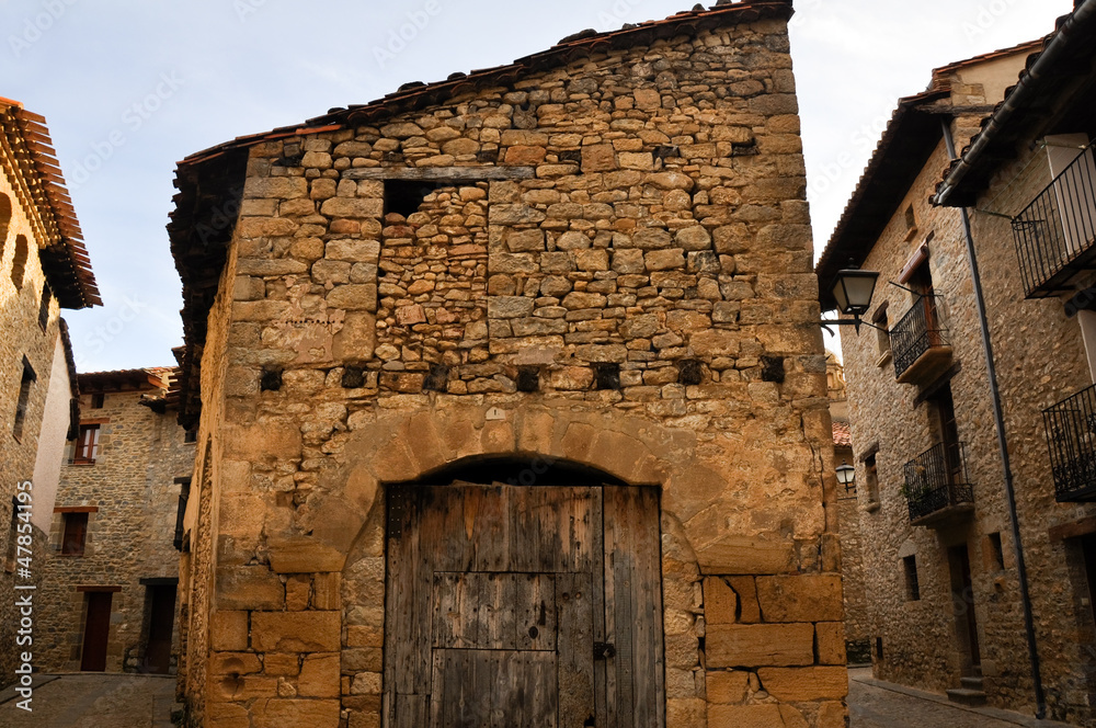 Mirambel, town at Maestrazgo, Teruel (Spain)