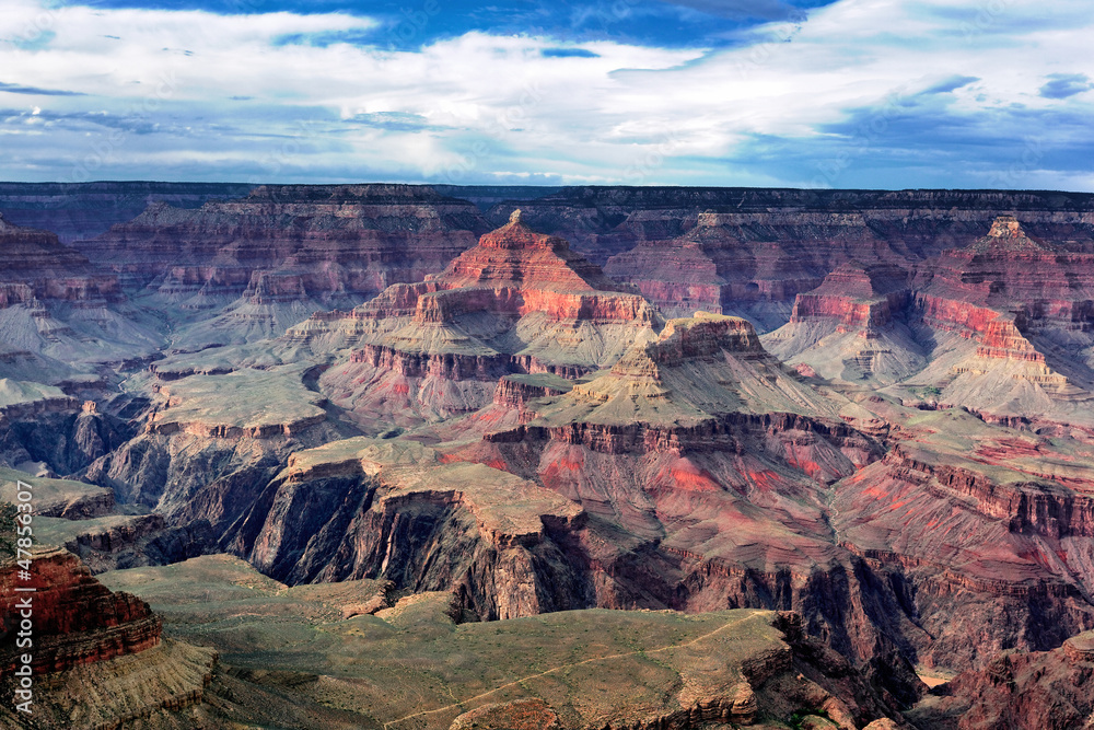 famous horizontal view of Grand Canyon