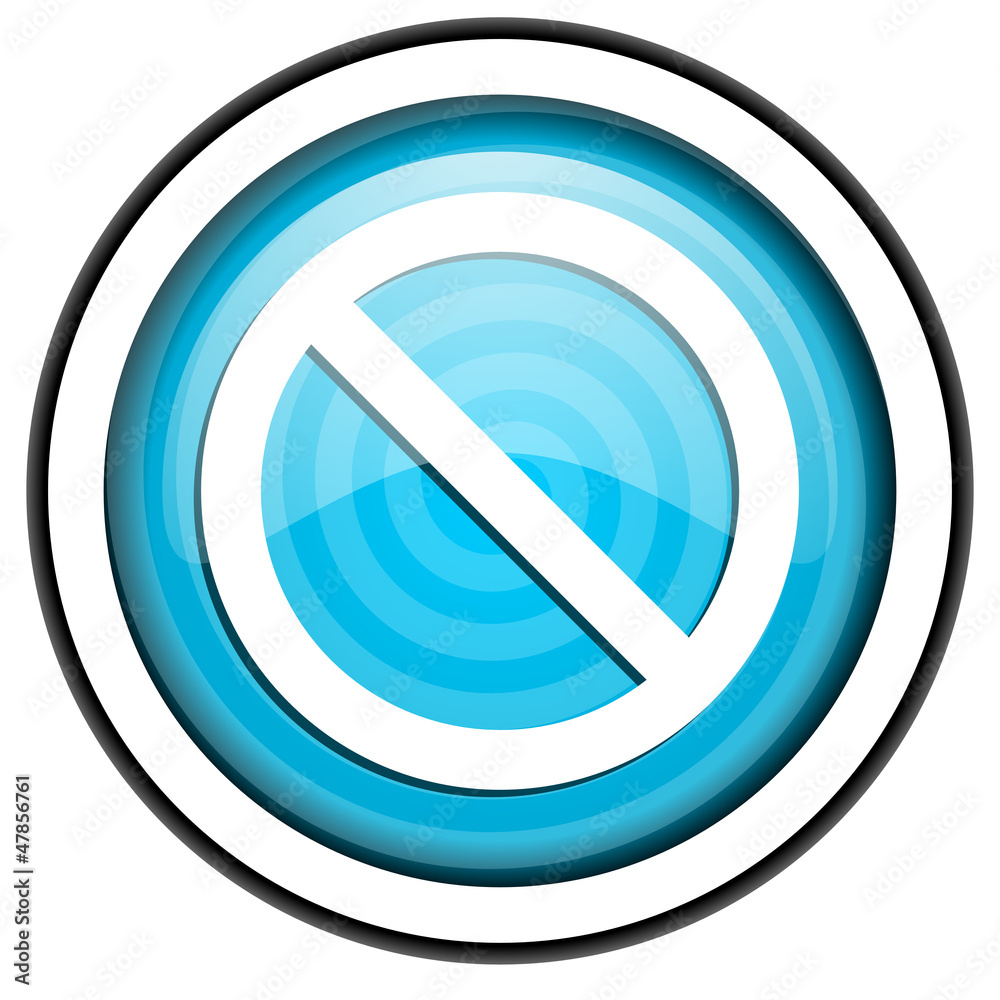 access denied blue glossy icon isolated on white background access denied blue glossy icon isolated on white background