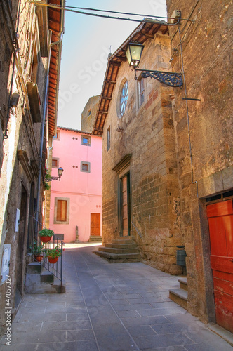 Alleyway. Vitorchiano. Lazio. Italy.