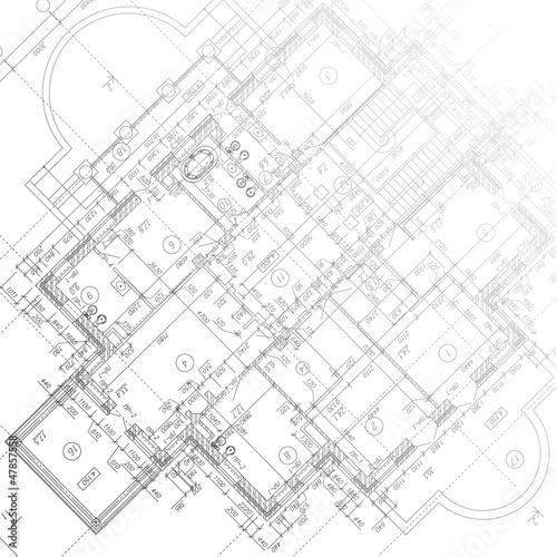 Architectural background. Part of architectural project