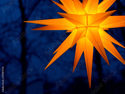 Foto Herrnhuter Stern - Adventszeit