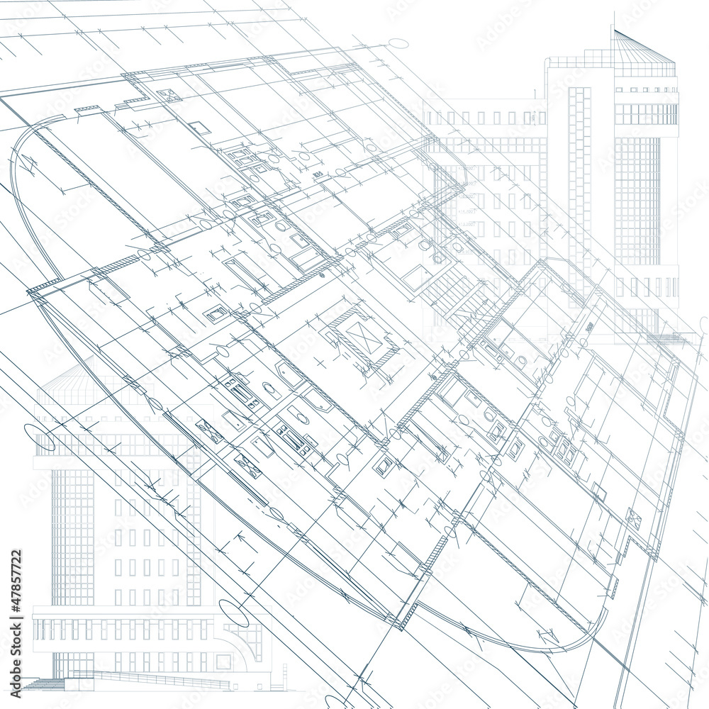 Architectural background. Part of architectural project Architectural background. Part of architectural project