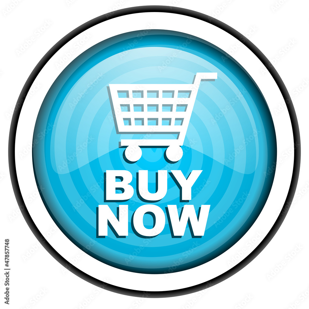 buy now blue glossy icon isolated on white background buy now blue glossy icon isolated on white background