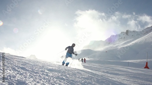 skier ski resort