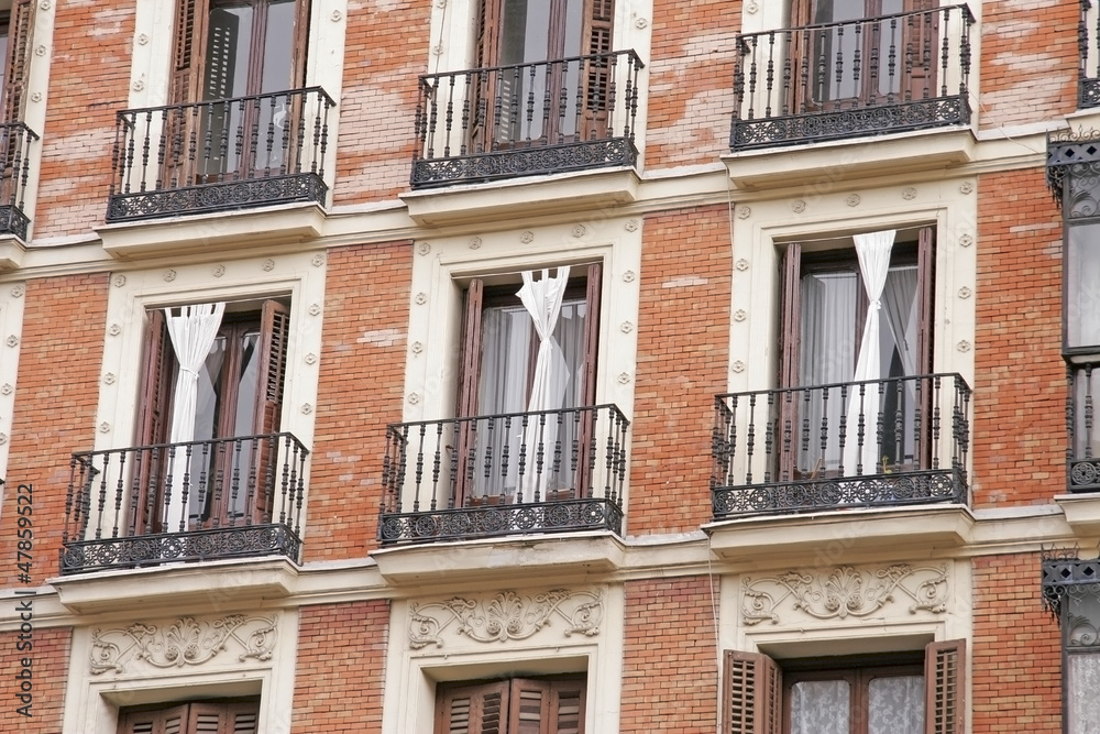 Naklejka premium Balcony Madrid