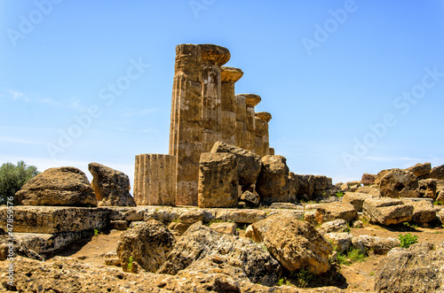 Dorian columns of Temple of...