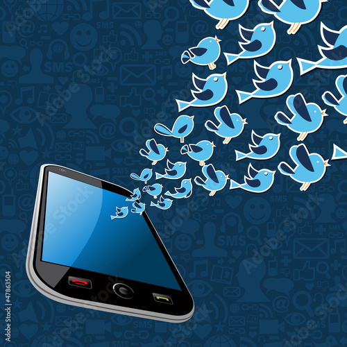 Twitter birds splash out smartphone application