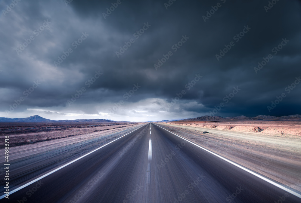 Naklejka premium Day of Thunder