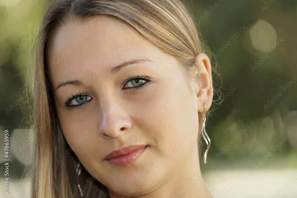 Portrait of a young girl Portrait of a young girl