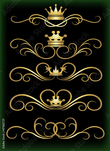 Vector set. Vintage Elements for your design.