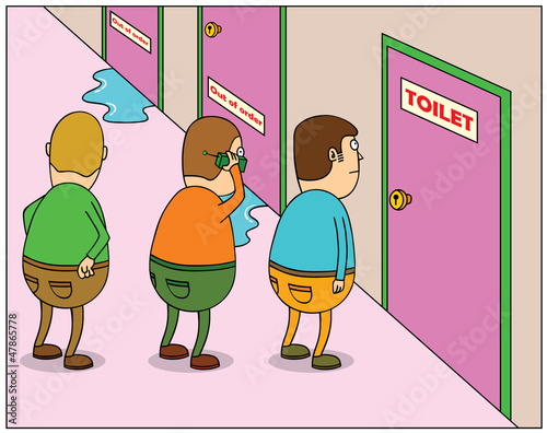 Toilet Queuing