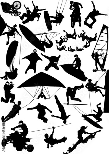 Extreme Sports silhouette collection