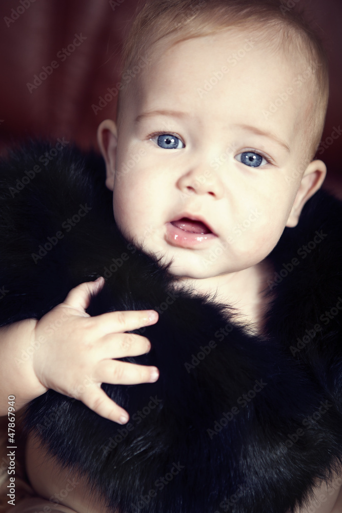 Child in furs Child in furs