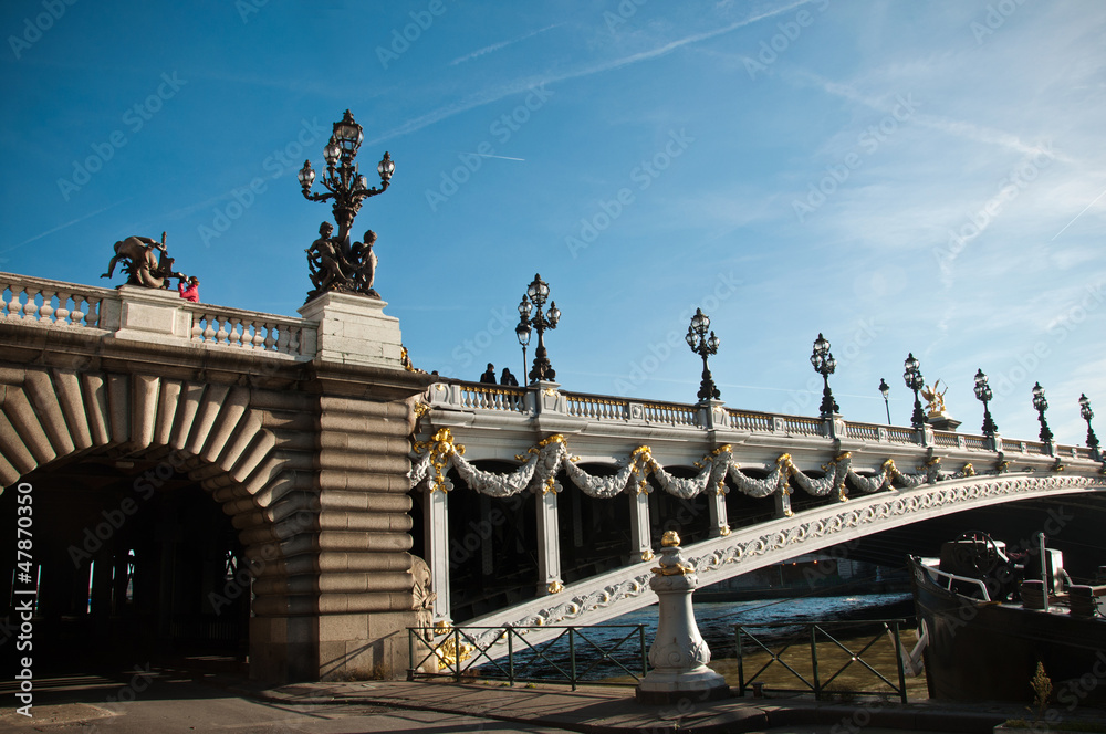 Fototapeta premium pont Alexandre III à Paris
