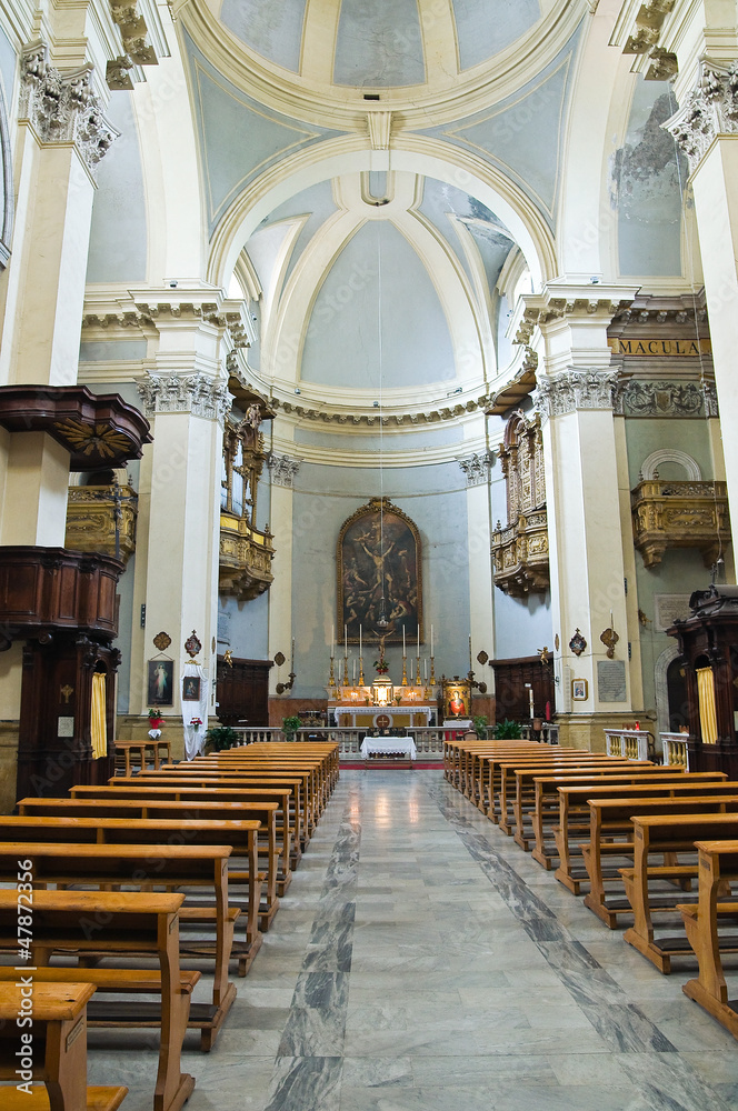 Cathedral of Vetralla. Lazio. Italy.
