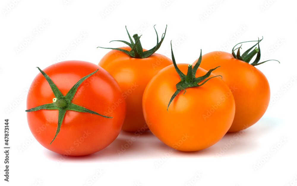 Ripe Tomato isolated on white background Ripe Tomato isolated on white background
