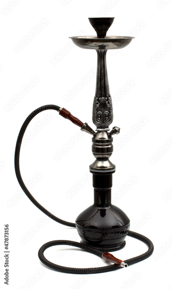 Waterpipe isolated on white background Waterpipe isolated on white background