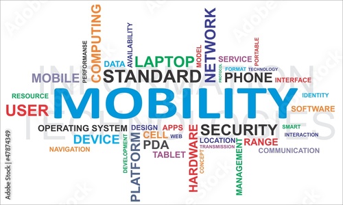 word cloud - mobility