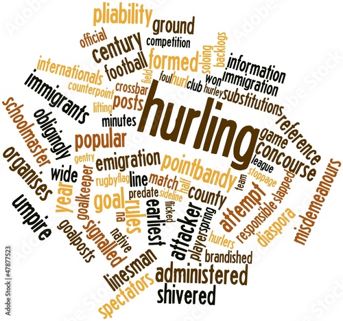 Word cloud for Hurling photo