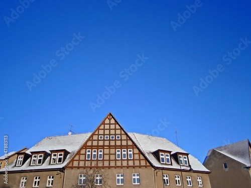 Historische Altstadt Templin im Winter