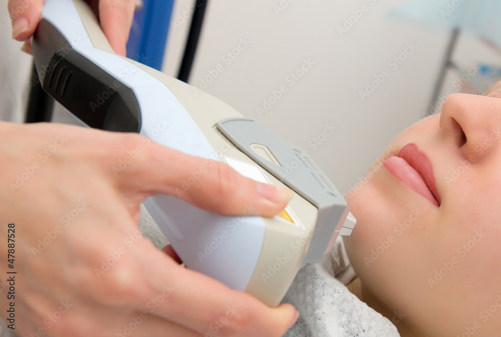 Fototapeta premium Laser hair removal